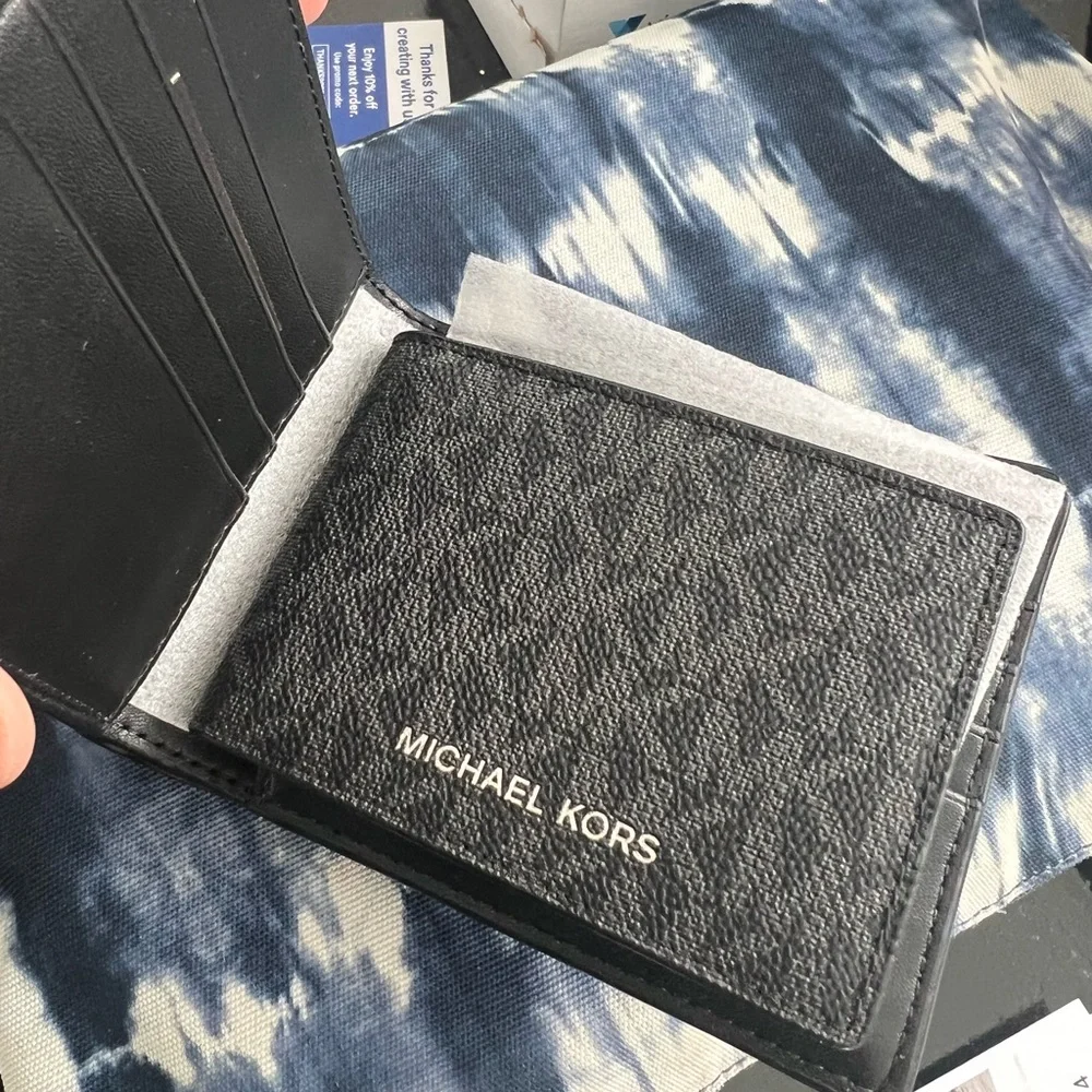 Michael Kors Black Monogram wallet